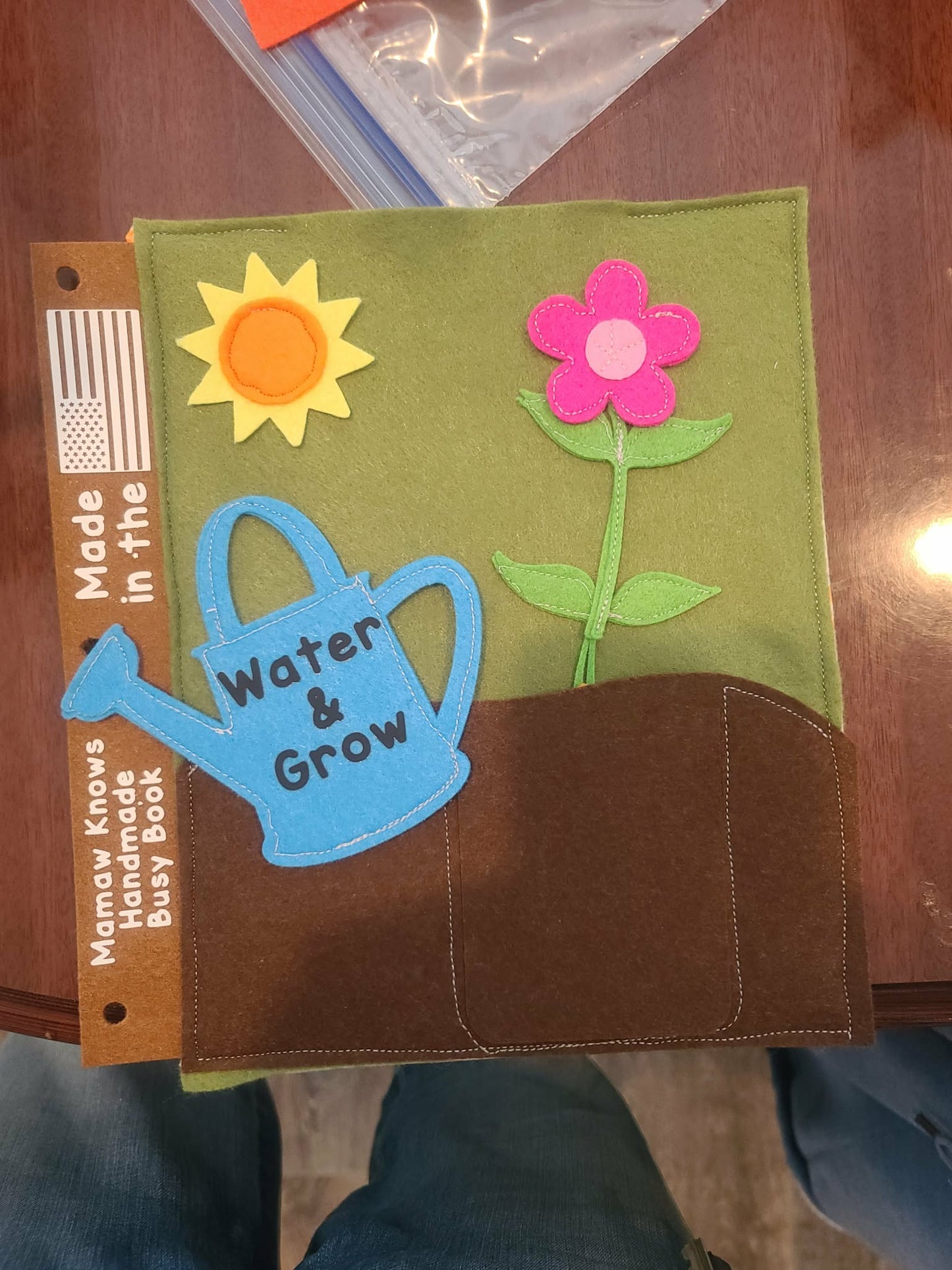 🌱 Water & Grow Garden Busy Book Page | Plant Life Cycle & Fine Motor Fun
