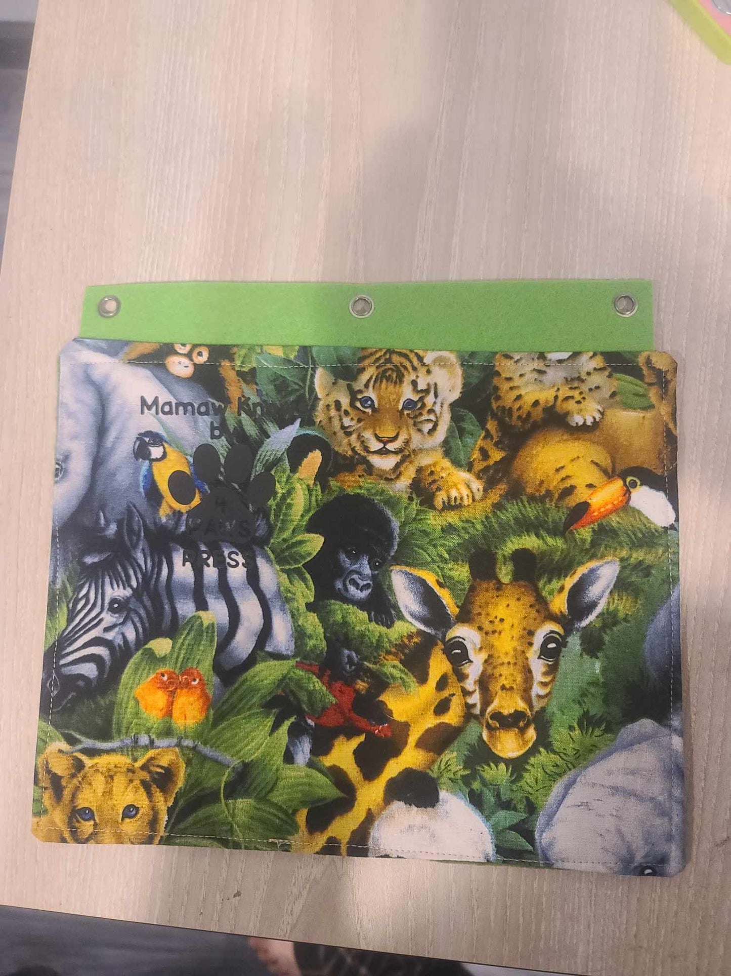 Panther Sensory Busy Book Page | Tactile Texture Learning