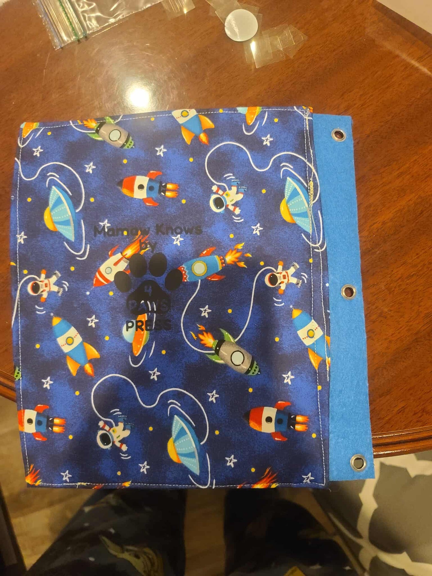 Space Adventure Busy Book Page | Rocket Launch, Stars & Hidden Alien