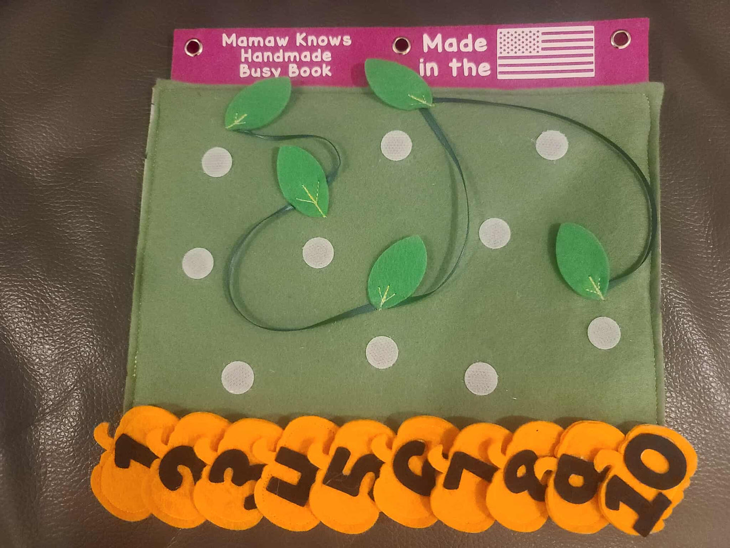 Pumpkin Counting Busy Book Page | Fall Math & Number Sequencing