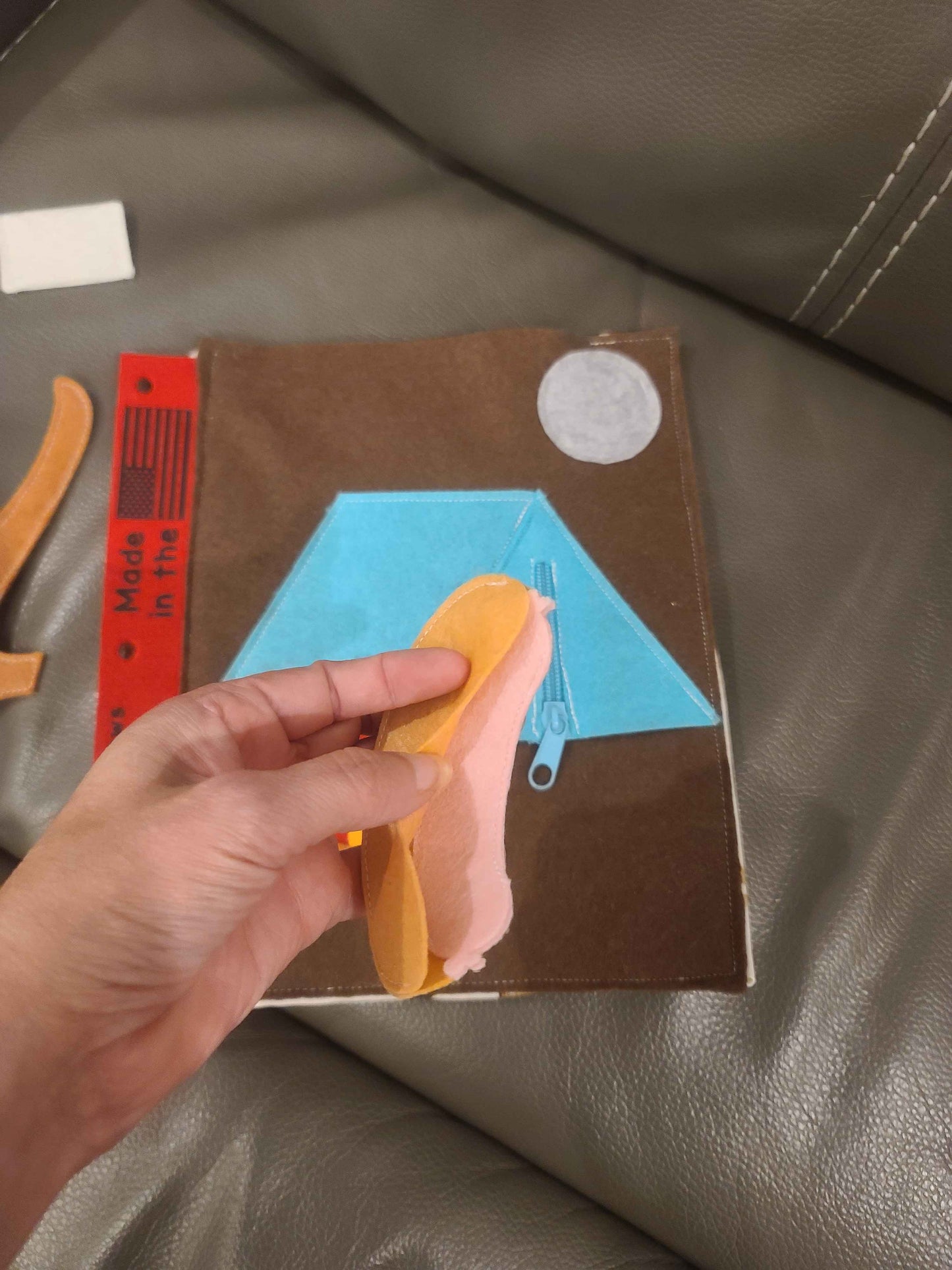 Camping Night Busy Book Page | Imaginative Play