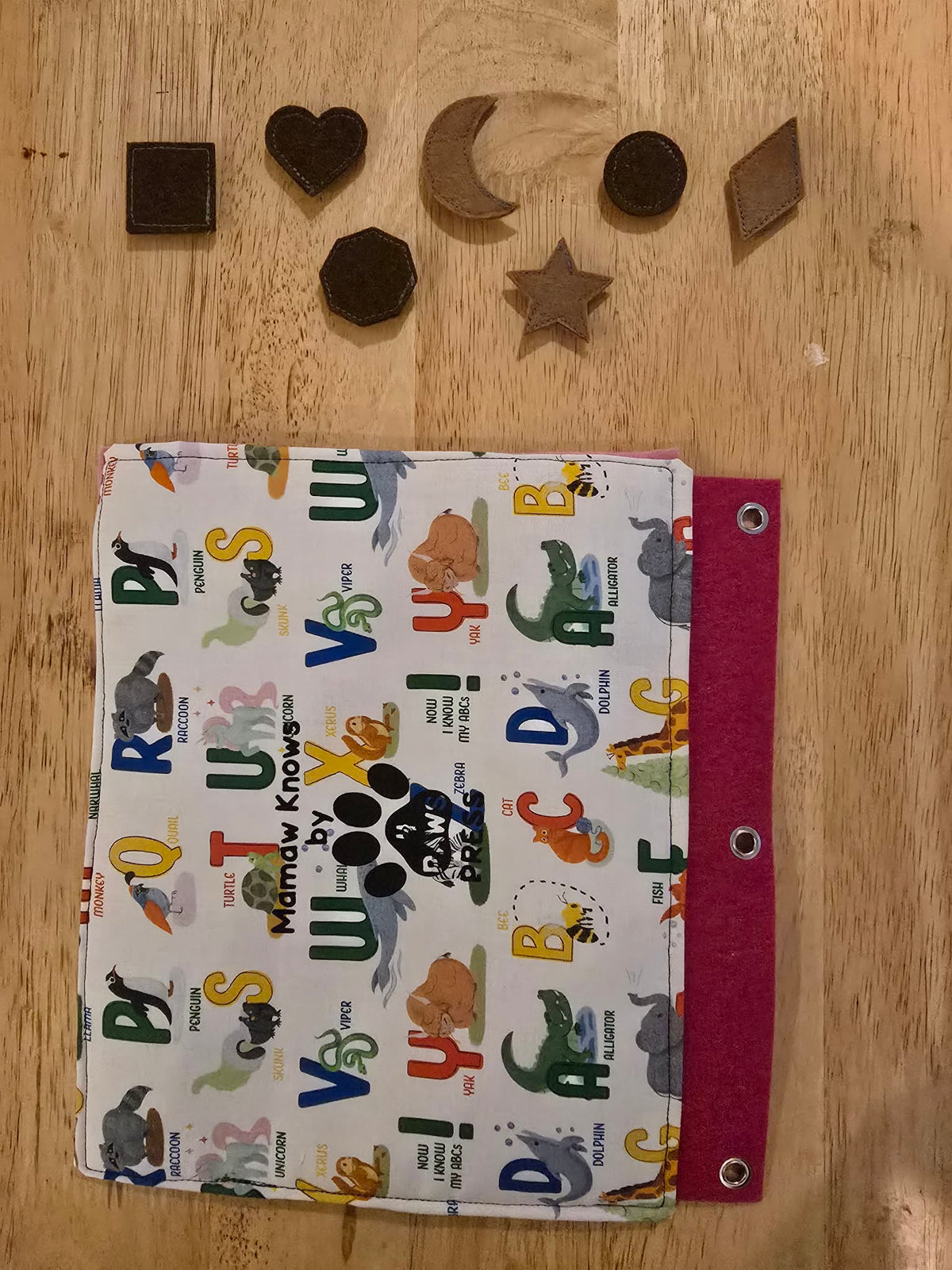 Giraffe 🦒 Shape Match Busy Book Page | Shape Recognition & Fine Motor Fun