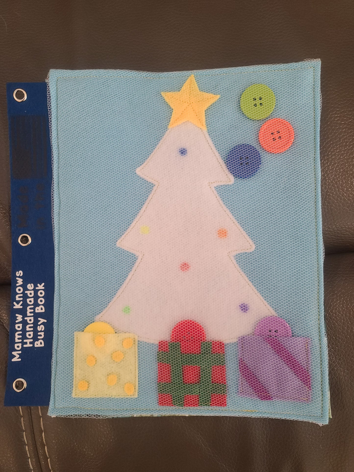 🎄 Christmas Tree Ornaments Busy Book Page | Color Matching Fun
