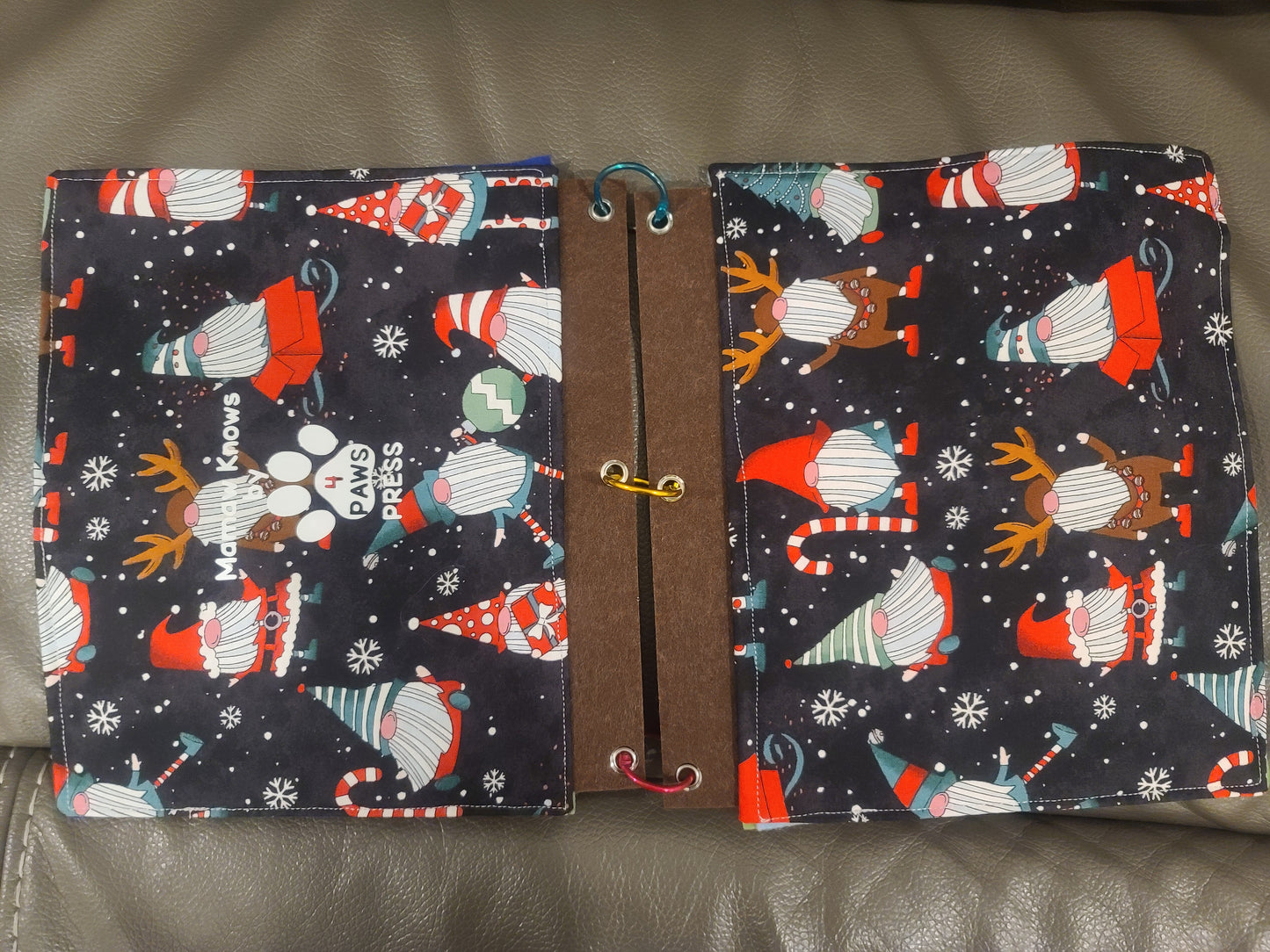 🎅 Christmas Train Busy Book Pages | Holiday Felt Playset