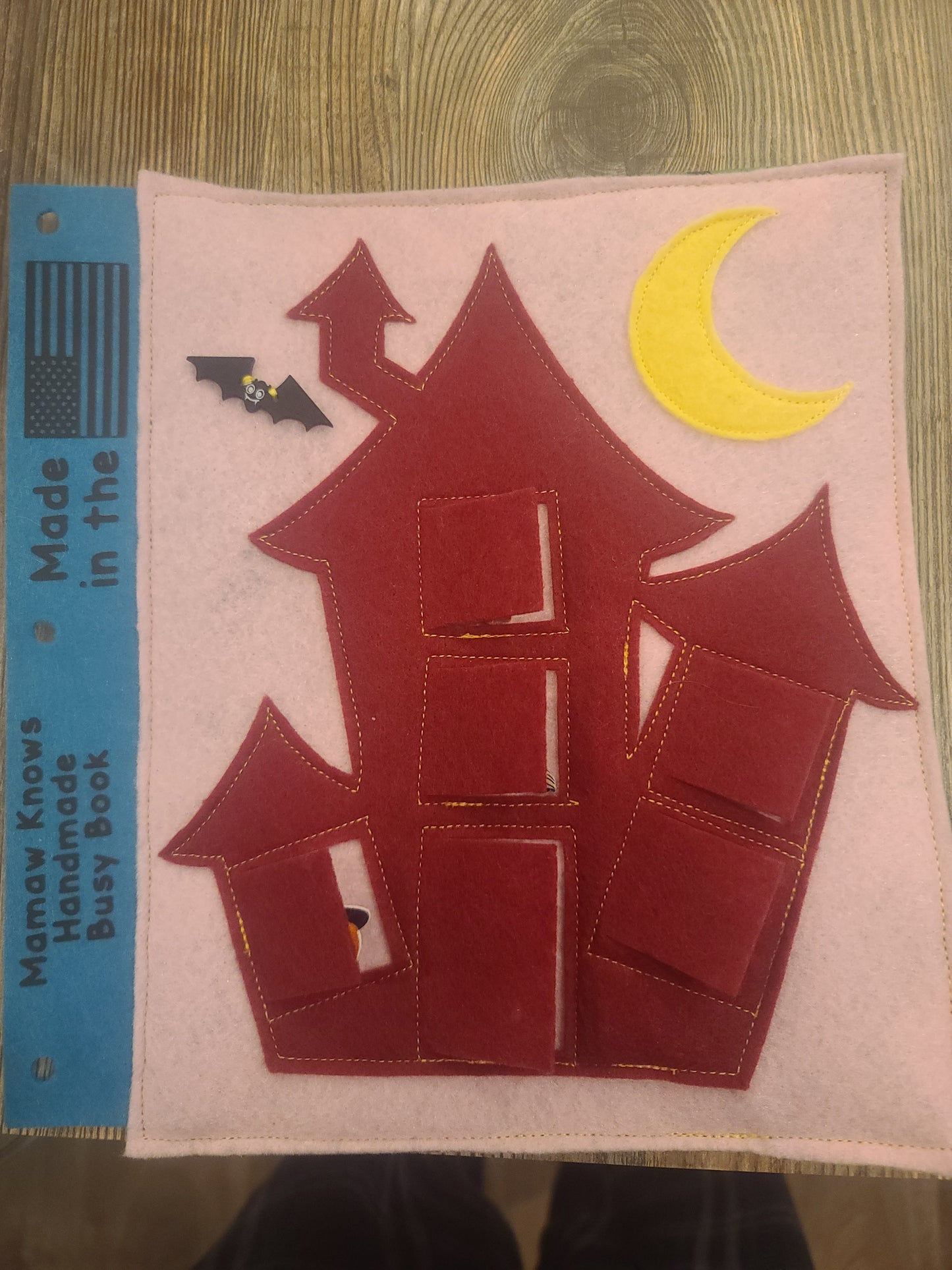 👻 Haunted House Peek-a-Boo Busy Book Page | Halloween Fine Motor Fun