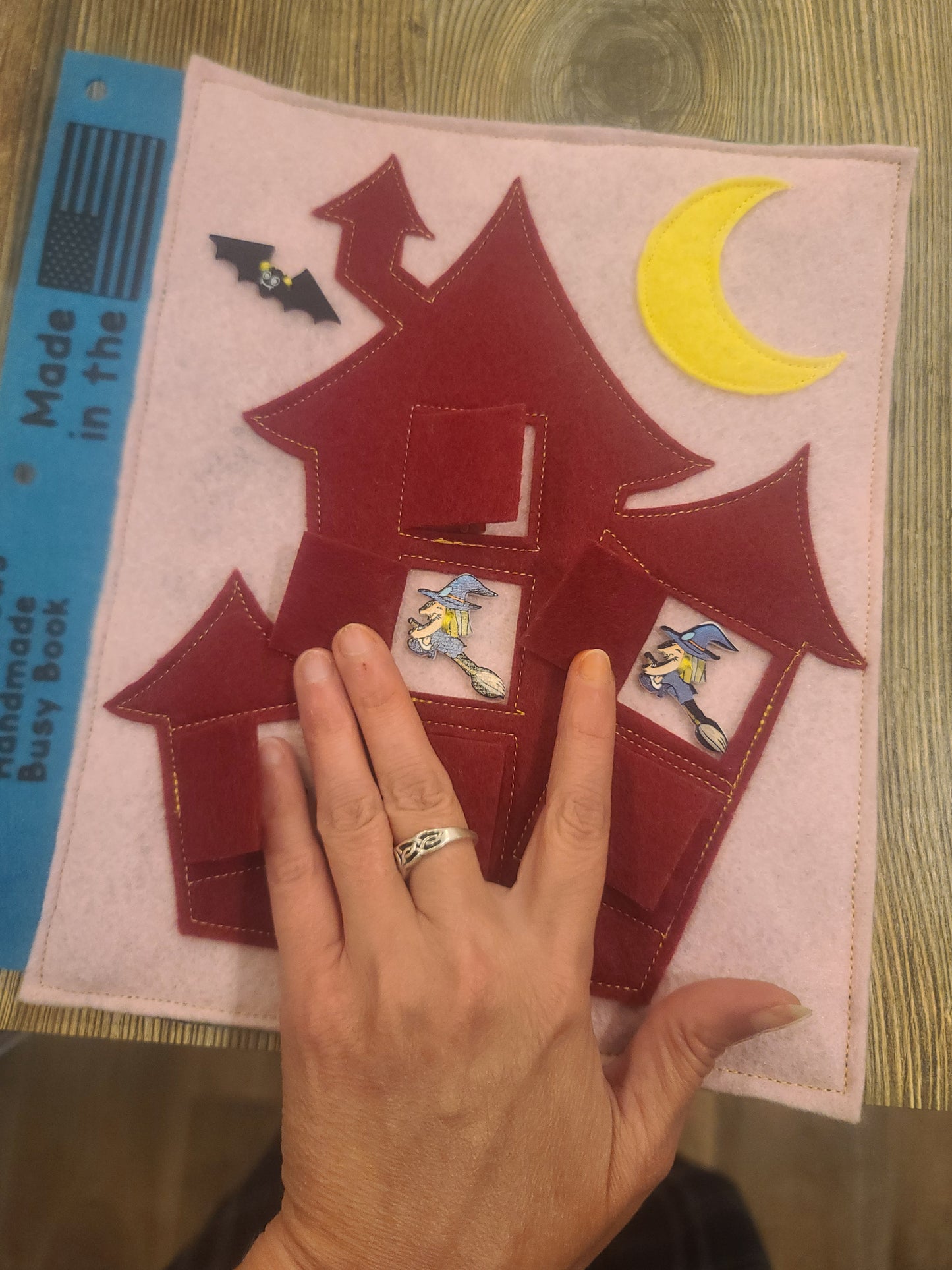 👻 Haunted House Peek-a-Boo Busy Book Page | Halloween Fine Motor Fun