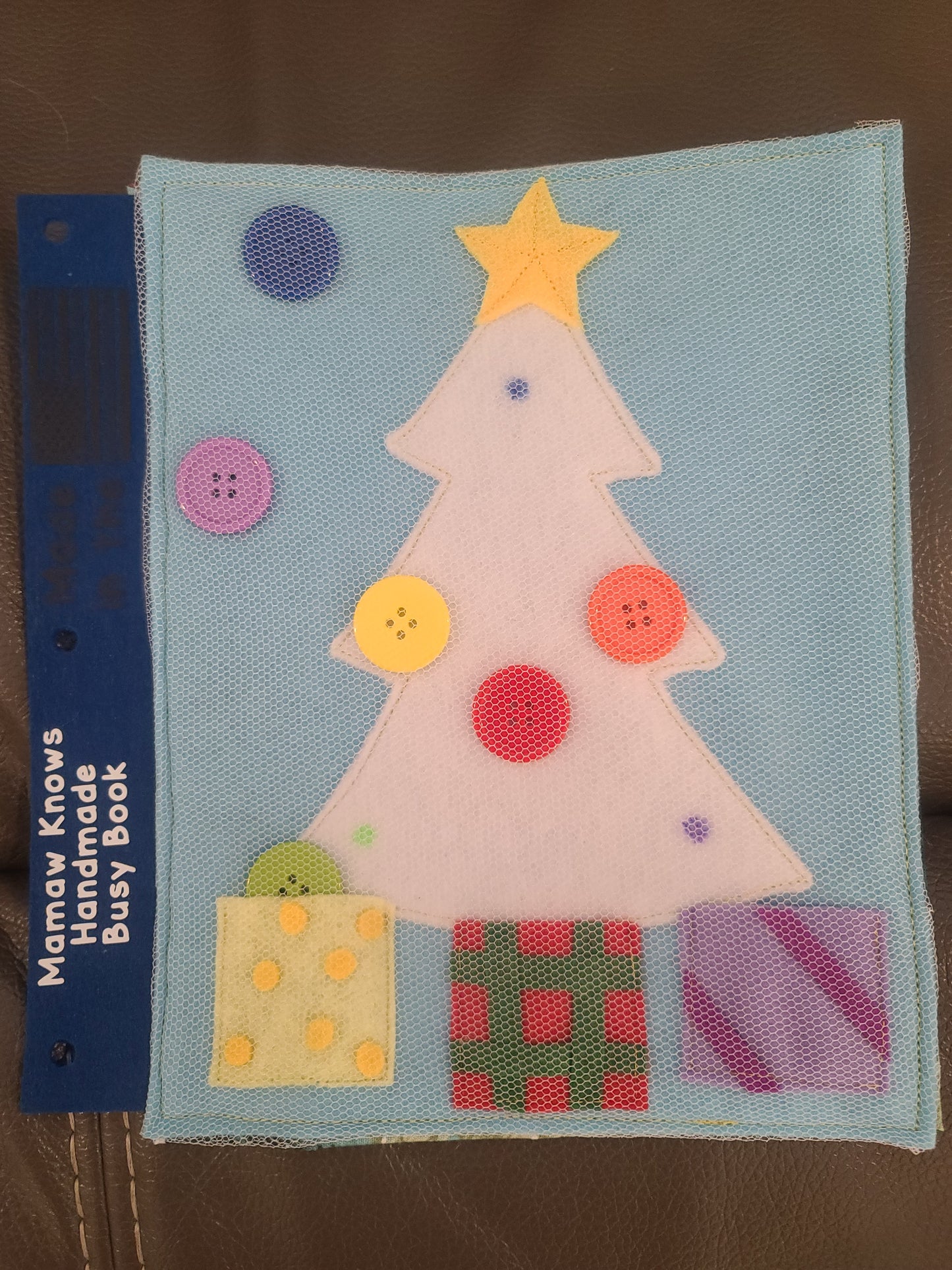 🎄 Christmas Tree Ornaments Busy Book Page | Color Matching Fun