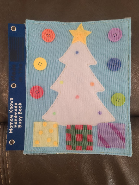 🎄 Christmas Tree Ornaments Busy Book Page | Color Matching Fun